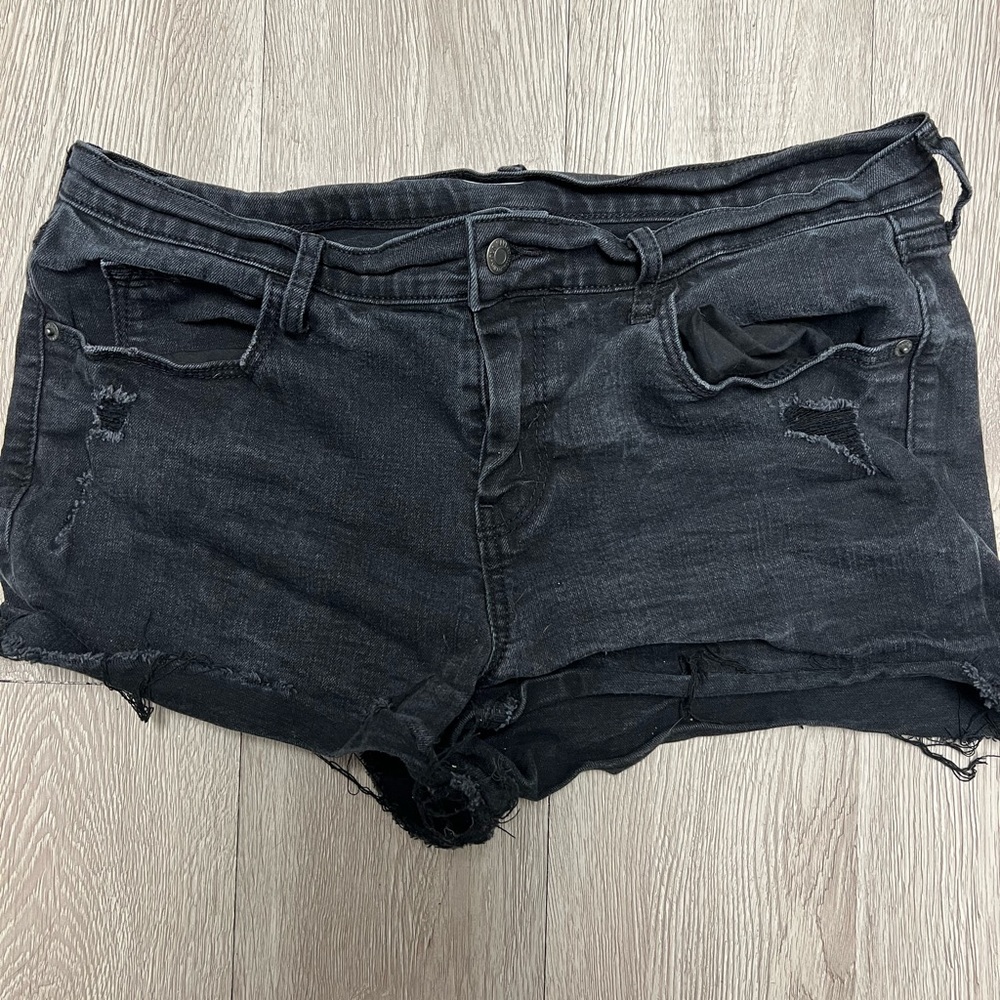 Boyfriend Black Shorts